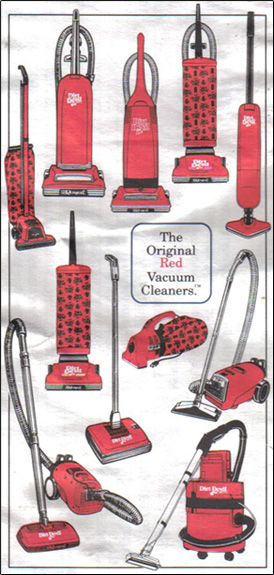 Original Red Vacuum cleaners